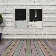 1 件香烟音乐专辑启示录海报，独特的个性化音乐封面帆布海报，墙壁艺术印刷品，朋友礼物，适用于家居装饰卧室装饰，无框架 - 彩色 - 查看 6