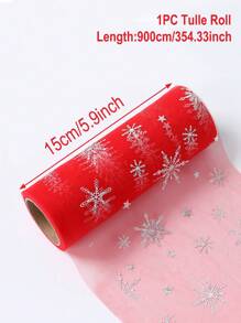 1/2Pcs Christmas Decorations 13 Types Of Net Ribbon 10 Yards Gold Polypropylene Mesh, DIY Wreath Bow Ribbon, Merry Christmas 2025 New Year Gift Wrapping Supplies Ribbon, Birthday Wedding Holiday Party Background Decorative Gauze, Christmas Tree Decoration, Wreaths, Stair Decoration Net Ribbon, Xmas Party Decor, Xmas Decor - Multicolor - View 22