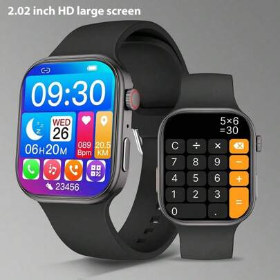 智能手表，无线通话/拨号，多种运动模式，来电提醒和拒接，短信提醒，可自定义壁纸，节日礼物，生日礼物