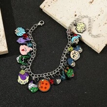 1 pieza Brazalete de personalizado con Dragon Ball, personaje de anime El Rey Mono Saiyan de súper sangre caliente, adecuado para uso diario