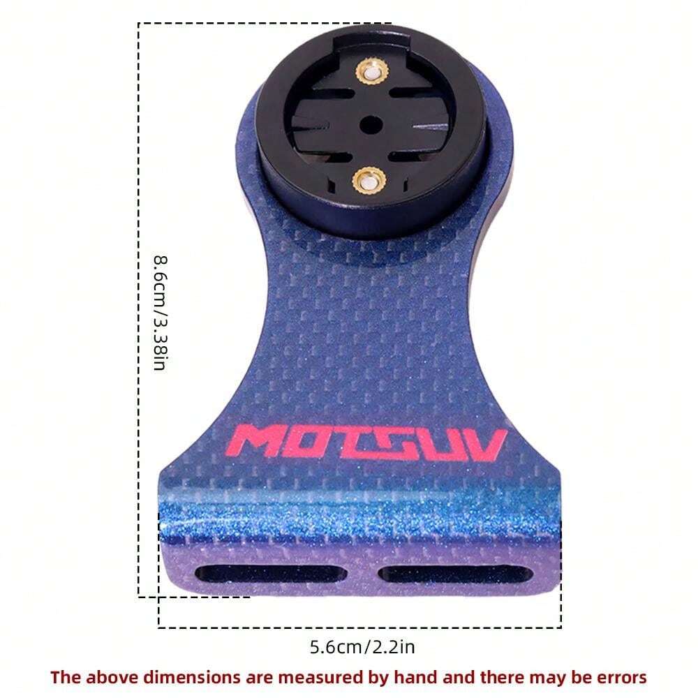ColorChanging Carbon Fiber Bike Computer Mount Extension Bracket For