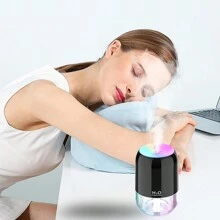 Máy tạo độ ẩm cá nhân USB để bàn cho ô tô, văn phòng, gia đình, du lịch, tự động tắt, 2 chế độ phun sương, siêu êm, máy tạo độ ẩm mini phun sương mát nhiều màu 200ml - Nhiều màu - Xem 5