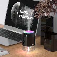 Máy tạo độ ẩm cá nhân USB để bàn cho ô tô, văn phòng, gia đình, du lịch, tự động tắt, 2 chế độ phun sương, siêu êm, máy tạo độ ẩm mini phun sương mát nhiều màu 200ml - Nhiều màu - Xem 4