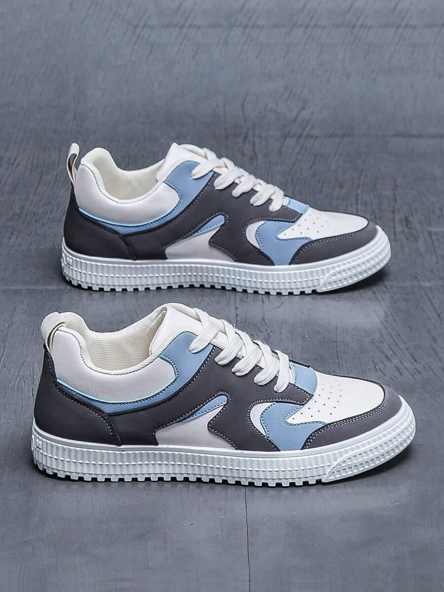 Giày trượt ván thông thường cho nam, Giày thể thao trượt ván chống trượt cho học sinh, Phong cách nhẹ, đa năng cho bốn mùa