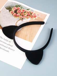 Leopard Print Ear Decor Headband - Multicolor - View 6