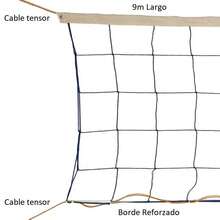 Reinforced Volleyball Net - 紅色 - 查看 2