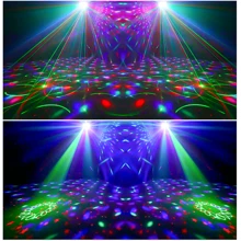 Oświetlenie imprezowe DJ Disco Light 120 Figure Blue DJ Disco Ball Light Stroboskop sceniczny LED Sterowany dźwiękiem Pilot zdalnego sterowania Nadaje się na imprezy w barze Boże Narodzenie Urodziny Wesele Romantyczne dekoracyjne oświetlenie tworzące atmosferę Impreza rodzinna Święto Klub remontowy