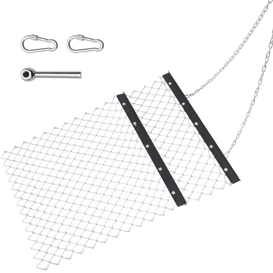 Drag Harrow 4' X 5' ATV Chain Harrow UTV Drag Grader Tractor