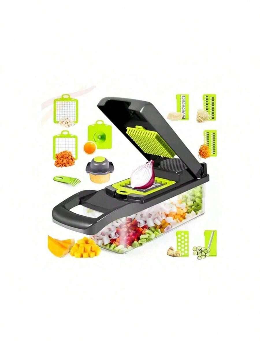 Vegetable Cutter Grater Manual Multifunctional Different Things For Home For Kitchen Sliced - 彩色 - 查看 1