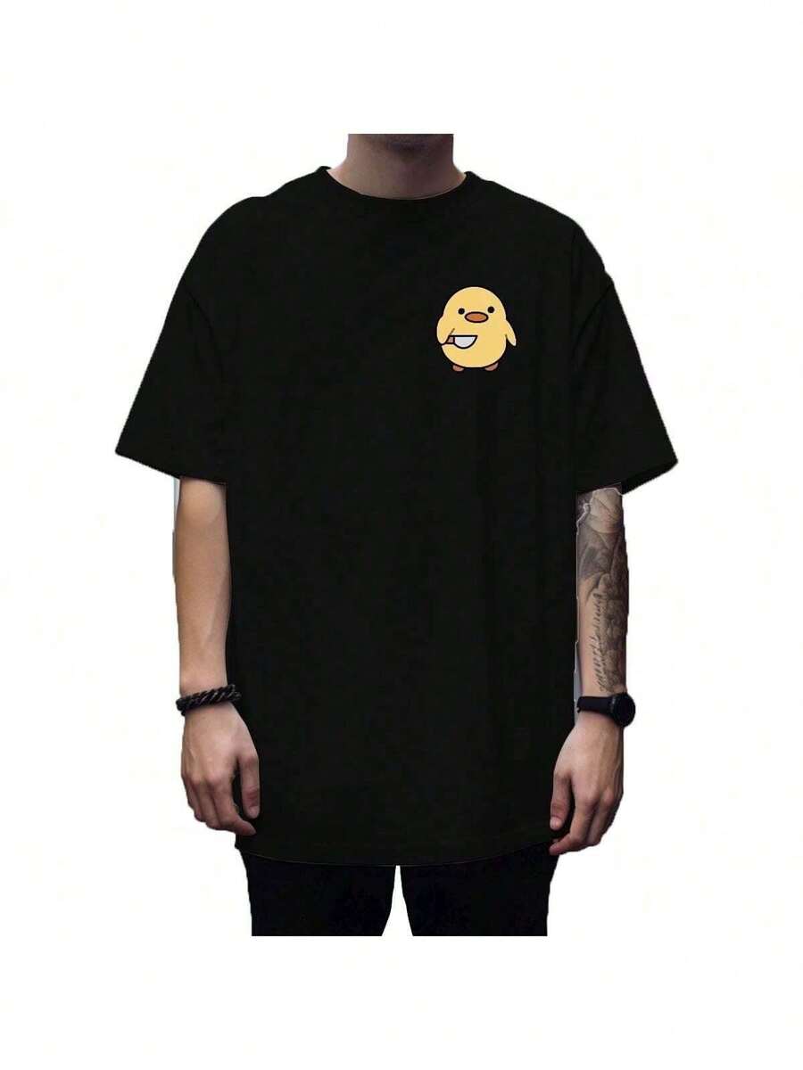 100% Cotton T-ShirtPATO LOCO Yarn 30.1 SILPJ1 - 黑色 - 查看 1