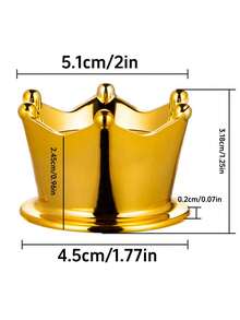 1 件塑料电镀大皇冠手柄，北欧创意设计锅盖把手，玻璃旋钮，陶瓷盖手柄，厨房配件，锅盖手柄替换件 - 彩色 - 查看 8