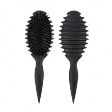 新款卷发刷，最新款野猪鬃毛发刷造型刷，女士和男士卷发刷，卷发刷，减少拉扯和卷发分离，用于塑造明确的卷发和吹出梳理，适合所有风格和所有女士风格的卷发脱毛、面部脱毛、毛发修剪器、毛发修剪器、理发用品、理发、包、整理器、存储、发夹、发饰