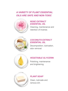 300克升级配方强效多用途厨房清洁膏，粉色不锈钢清洁剂，神奇去油剂，轻松去除厨房工具上的锈迹和污垢 - 粉色 - 查看 9