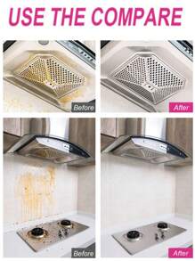 300克升级配方强效多用途厨房清洁膏，粉色不锈钢清洁剂，神奇去油剂，轻松去除厨房工具上的锈迹和污垢 - 粉色 - 查看 6