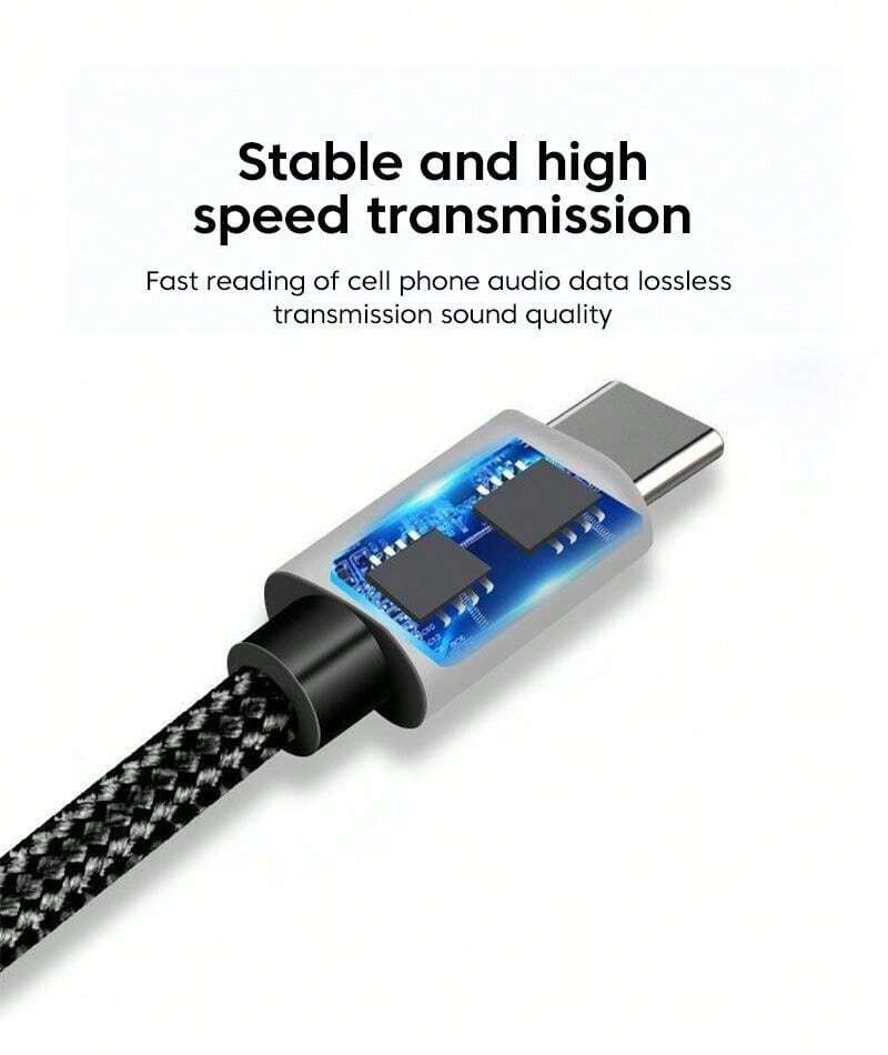 Usb C To 3.5mm Aux Audio Cable Speaker Audio Cord Compatible With