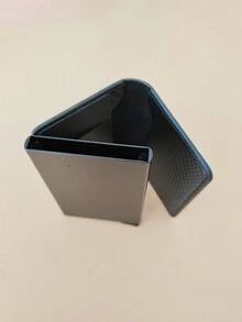 1pc Unisex Anti-Theft Anti-Demagnetization Carbon Fiber RFID Aluminum Alloy Card Holder, Suitable For Gifts And Daily Use - Multicolor - View 5