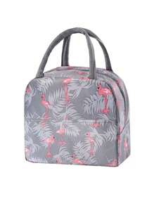 1 件装保温午餐盒袋，手提手柄保温便当午餐袋，铝箔保温午餐盒袋，适合学生 - 灰色 - 查看 21