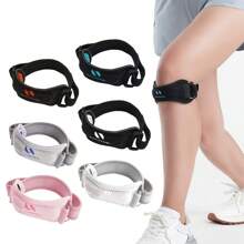 1 件装膝盖支架髌骨膝盖支撑带，可调节髌腱稳定带，适用于跳跃者膝盖、篮球、跑步、徒步、排球、网球、深蹲健身房配件膝盖支撑运动护膝健身房护膝 - 彩色 - 查看 2