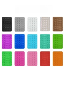 1 件/套透明气囊防摔材料 + 果冻吸盘手机支架保护壳，兼容 iPhone 15 Pro Max/15 Pro/15/14 Pro Max/14 Pro/14/13 Pro/13/12/11 XR、三星 Galaxy A14/A12/A15/A32/A33/A24/A50/A53/S20/S21/S22/S23/S24/S24+ - 彩色 - 查看 8