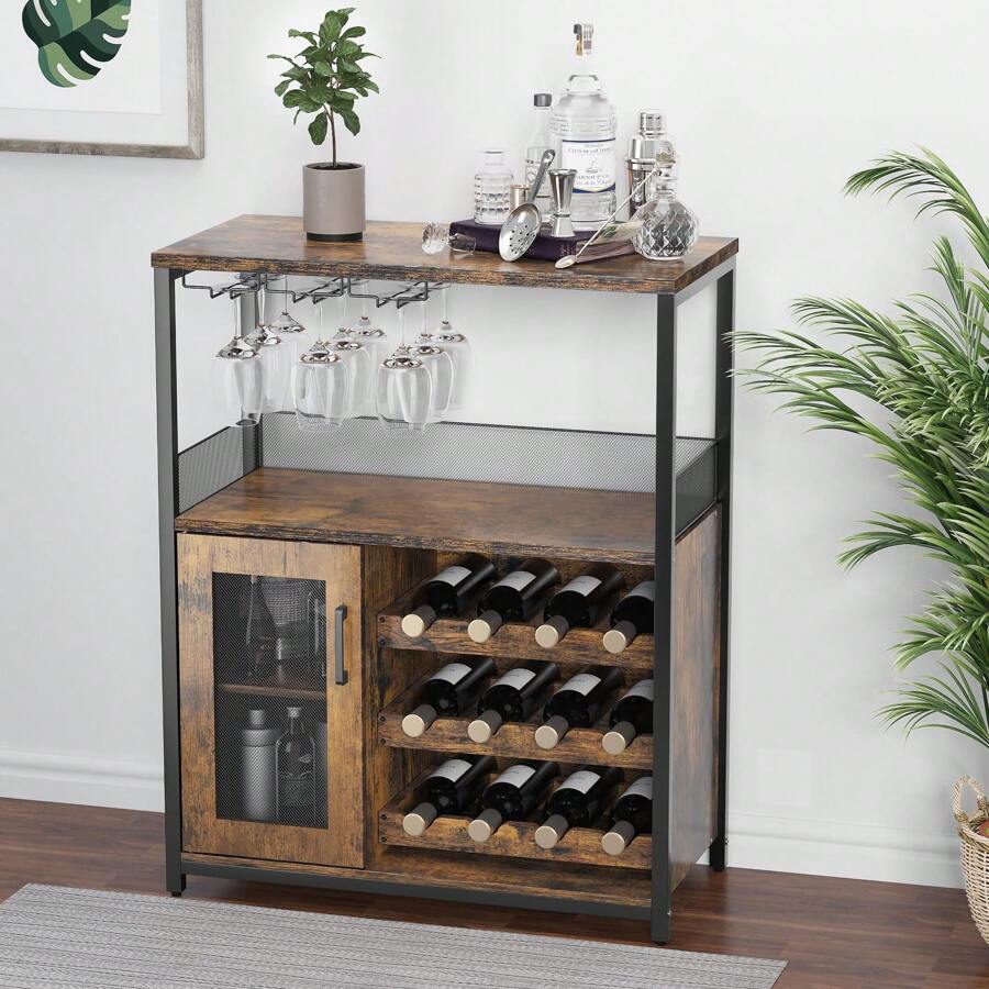 Wine With Large Storage Space And Detachable Rack, Industrial