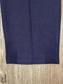 Pantalón corte recto estilo formal de temporada - Azul - Ver 4