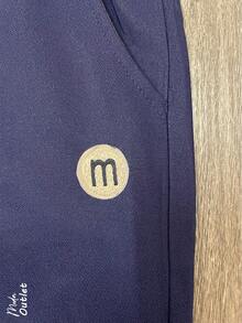 Pantalón corte recto estilo formal de temporada - Azul - Ver 5