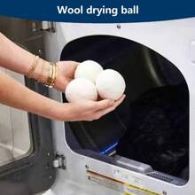 Laundry,Wool Dryer Balls - Natural Fabric Softener, Reusable, Reduces Clothing Wrinkles And Saves Drying Time. The Large Dryer Ball Is A Better Alternative To P0lastic Balls And Liquid Softener. (Pack Of 6) - Multicolor - View 6