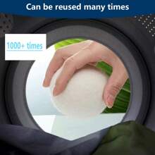 Laundry,Wool Dryer Balls - Natural Fabric Softener, Reusable, Reduces Clothing Wrinkles And Saves Drying Time. The Large Dryer Ball Is A Better Alternative To P0lastic Balls And Liquid Softener. (Pack Of 6) - Multicolor - View 9