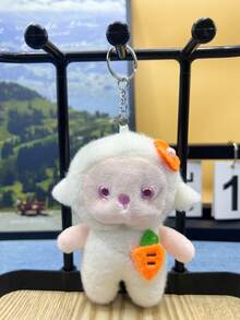 1 móc khóa cừu hoạt hình sáng tạo, túi đựng búp bê dễ thương/móc chìa khóa ô tô, món quà lý tưởng cho Giáng sinh/Halloween, thích hợp cho người hâm mộ/bạn bè/bạn cùng lớp - Nhiều màu - Xem 6