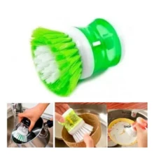 KIT WITH 2 Max Clean Detergent Holder Cleaning Brushes - 綠色 - 查看 4