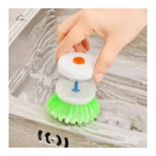 KIT WITH 2 Max Clean Detergent Holder Cleaning Brushes - 綠色 - 查看 2
