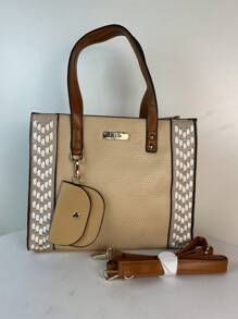 Women's Shoulder Bag With Side Handle (Large Bag) Fashion 2025 - Màu Khaki - Xem 1