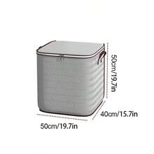 宽敞的可折叠织物收纳袋 - 适用于卧室、家居和搬家的无纺布收纳袋 - 易于使用、节省空间的设计