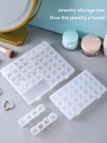 1 件 12/28/56 格透明珠宝收纳盒，可拆卸简约珠宝收纳盒 - 彩色 - 查看 2