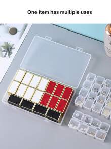 1 件 12/28/56 格透明珠宝收纳盒，可拆卸简约珠宝收纳盒 - 彩色 - 查看 8