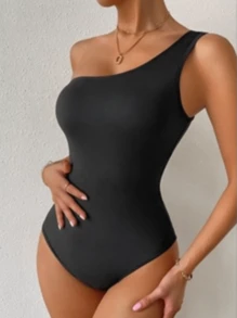 ThaiSanches Women's Suplex Mula Limp Bodysuit - 黑色 - 查看 3