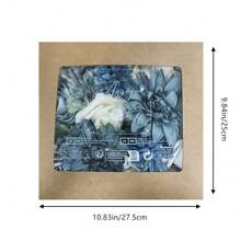 AUSOGO 24pcs/Set Blue And White Artificial Silk Dahlia Flower Set For Diy Wedding Bouquets, Bridal Gifts, Event & Party Decorations, Home Decor, Table Centerpieces, And Holiday Gifts For Valentine's Day, Birthday, And Mother's Day, Valentine Day, Gift Graduation