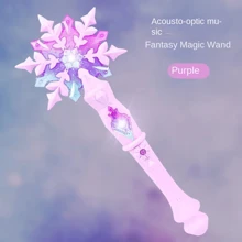 发光雪花魔杖玩具儿童女孩角色扮演发光雪花魔杖发光雪花棒荧光棒公主女王角色扮演魔杖，儿童玩具，女孩玩具，女孩玩具，儿童玩具，女孩玩具儿童，女孩游戏，女孩玩具，儿童玩具，玩具 - 彩色 - 查看 10