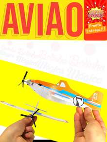 10 Airplane For Children's Day Birthday Party Kit Gift Souvenir Children's Toy - 彩色 - 查看 2