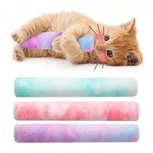 1 búp bê mèo, búp bê nhồi bông đồng hành thú cưng, búp bê đuổi bắt & nhai, gối thú cưng - Nhiều màu - Xem 1