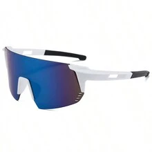 1 Cặp Kính Thời Trang Unisex - Tròng Kính PC Và Gọng, Thiết Kế Gọng Lớn, Thích Hợp Cho Thể Thao Ngoài Trời, Đạp Xe Và Lái Xe - 8011 - Xem 6