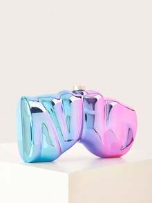 迷人、亮片、奢华、闪亮迷你亚克力，适合女士日常通勤或约会，适合派对、婚礼、舞会、晚宴/宴会，搭配婚纱、礼服、舞会礼服、生日礼服 - 彩色 - 查看 3