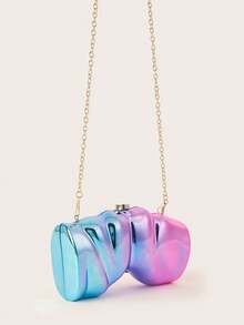 迷人、亮片、奢华、闪亮迷你亚克力，适合女士日常通勤或约会，适合派对、婚礼、舞会、晚宴/宴会，搭配婚纱、礼服、舞会礼服、生日礼服 - 彩色 - 查看 4