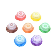 500 件迷你烘焙纸杯、小纸杯蛋糕衬垫、防油蛋糕纸杯、蛋糕模具、烘焙工具
