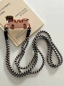 1pc Cartoon Animal Phone Holder Lanyard, Cute Dog Cross-Body Strap Necklace Phone Chain, Women