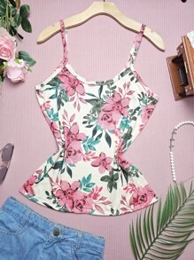FASHION Women's Tank Top Plus Size Straps G1 Stretches Well NEW Prints - Honyueji - View 2