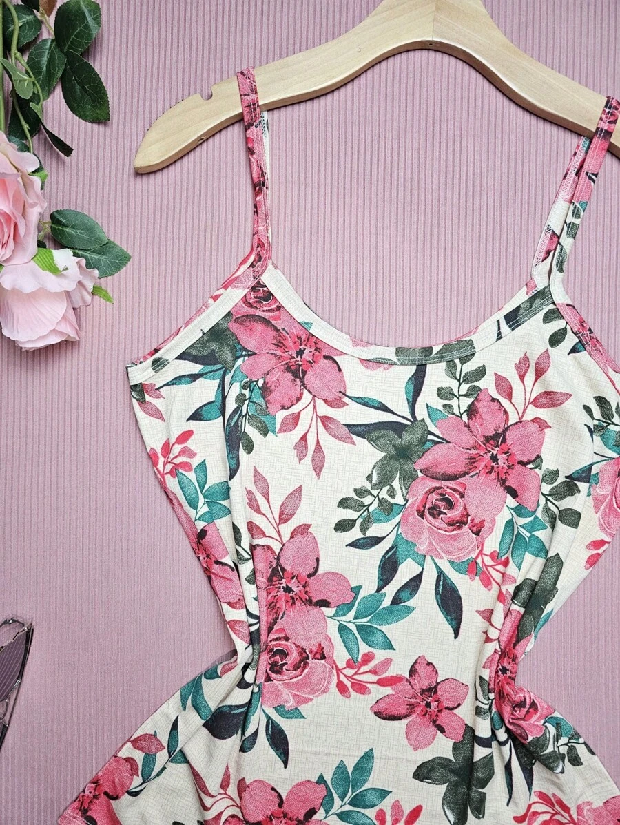 FASHION Women's Tank Top Plus Size Straps G1 Stretches Well NEW Prints - Honyueji - View 1