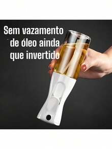 200ML Olive Oil Vinegar Sprayer Kitchen Spray Acrylic Seasoning Bottle - trắng - Xem 5