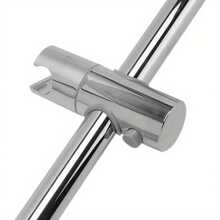 Adjustable Shower Rail Replacement Handheld Wall Bracket Shower Head Bracket With Sliding Sleeve Adjustable Telescopic Design Lifting Rod Suitable For Bathroom Shower Room - Silver - View 6