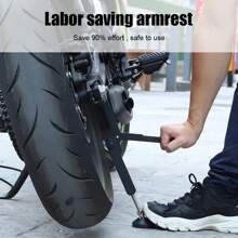 Stable Swingarm Lift Portable Lifting Frame Energy Saving For Dirt Bike Motorcycle Wheel Support Side Stand Paddock - Black - View 3